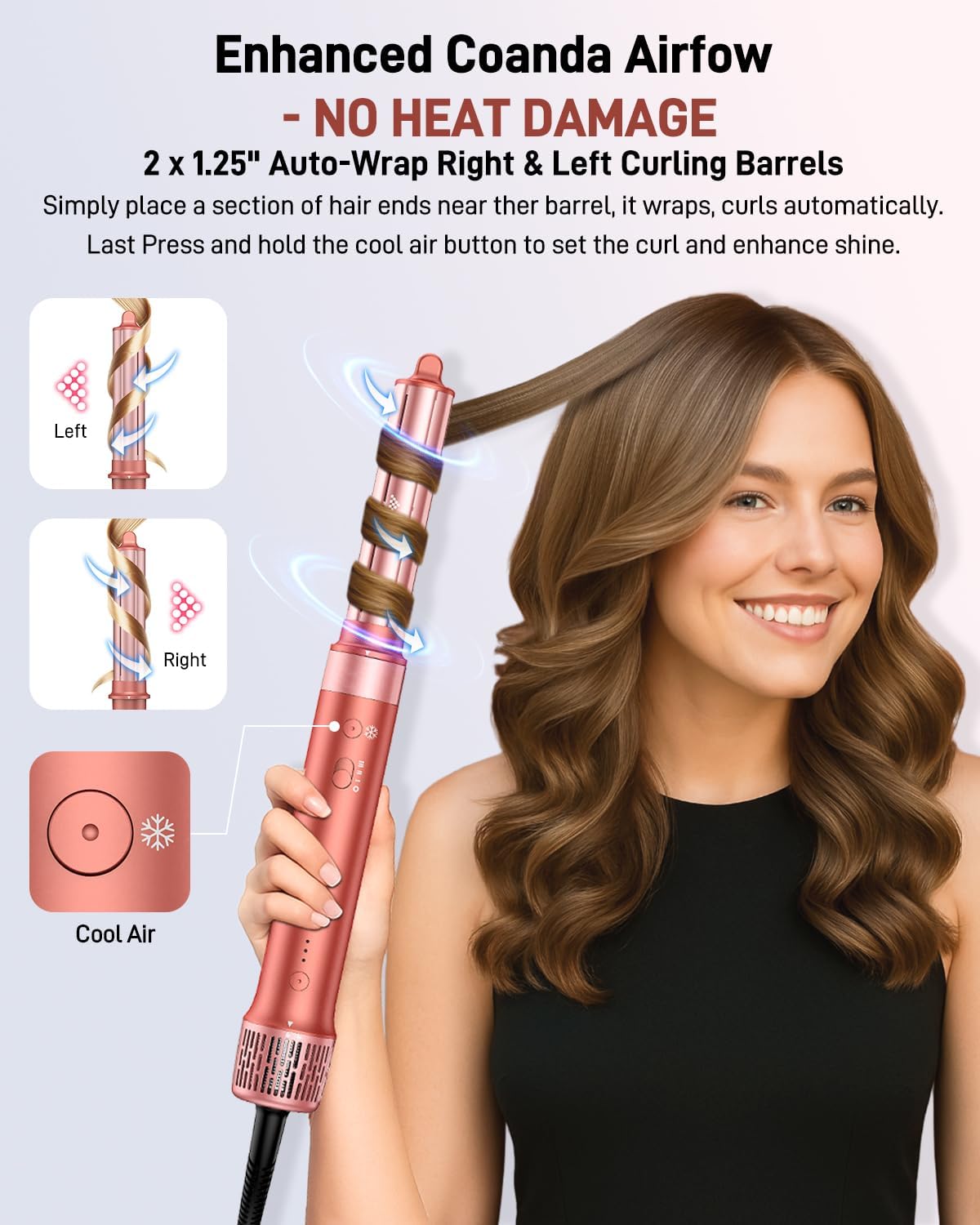 APRIVALIO Sèche Cheveux & Air Styler, 5 en 1